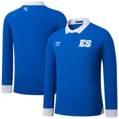 アンブロ メンズ トップス シャツ ジャージー MensUmbro Bluel Salvador National Team 2025 Home Replica Long Sleeve Jerseyのサムネイル