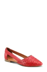 スプリングステップ レディース シューズ パンプス Spring Step Delorse Flat Red レッド