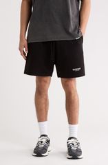 リプレゼント メンズ ボトムス ハーフパンツ・ショーツ ショートパンツ コットン ロゴ Represent Owners Club Cotton Logo Shorts Black ブラック