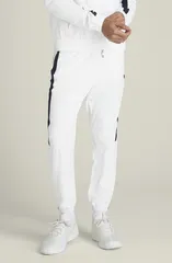 ウィルソン メンズ ボトムス カジュアルパンツ ジョガーパンツ WILSON Grand Slam Joggers Bright WhiteClassic Navy ホワイトのサムネイル