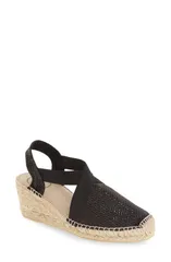 トニーポンズ レディース シューズ サンダル Toni Pons Triton Espadrille Wedge Black Fabric ブラックのサムネイル
