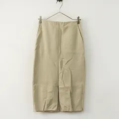 ベイジ BEIGE ストレッチ タイトスカート■ベージュ ボトムス ミドル丈 スリット 【2400014601633】