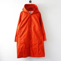 パラスパレス 2023 pal'las palace コットンフーデッドコート 3＼オレンジ ロング ジャケット フード【2400014856651】