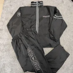 PELLE PELLE　ペレペレ  【サイズ】  不明　セットアップ　ジャージ　BLACK　ブラック　黒　ポリエステル　ヒップホップ　ストリート　メンズ　中古　古着