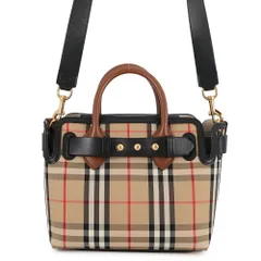 バーバリー ハンドバッグ ヴィンテージチェック トリプルスタッズ ベイビー ベルトバッグ 8021274 BURBERRY 2way