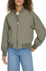 リーバイス レディース アウター ジャケット・ブルゾン Levis Relaxed Bomber Jacket Sage セージ
