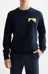 スコッチアンドソーダ メンズ アウター パーカー・スウェット シャツ ロゴ Scotch Sodartwork Logo Sweatshirt Sky Captainのサムネイル