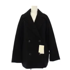 ジャーナルスタンダード レリューム JOURNAL STANDARD relume 25AW 尾州ウールショートPコート ピーコート ハーフ丈 36 黒 25020462708030 /KH