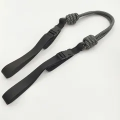 Ball&Chain ストラップ ショルダー ベルト ブラック グレー レディース ボールアンドチェーン【中古】6-0221G∞