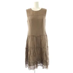 フォクシー FOXEY ドレスガーデニアワンピース 38 モカ 38115 /DO ■OS ■SH