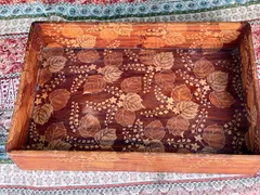 古道具 木細工 箱 ディスプレイ 組木