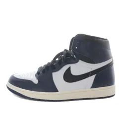 ナイキ NIKE Air Jordan 1 Retro High OG Midnight Navy エアジョーダン1 レトロ ハイ OG ミッドナイトネイビー スニーカー US12 DZ5485-401 /YO6 ■AD