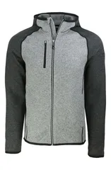 カッターアンドバック メンズ アウター パーカー・スウェット フーデッドジャケット Cutter Buck Mainsail Full Zip Hooded Jacket Polished Heathのサムネイル