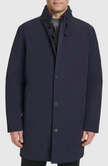 コールハーン メンズ アウター ジャケット・ブルゾン コート Cole Haan 3in1 Wateresistant Rain Coat Navy ネイビーのサムネイル