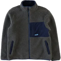 カブー メンズ アウター ジャケット・ブルゾン フリース KAVU Wayside Fleece Jacket Mens Ocean Stormのサムネイル
