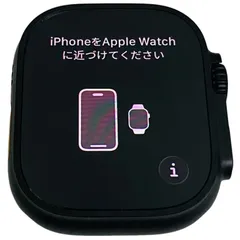 Apple Watch Ultra 2 49mm 49mm(リューズ含まず) MX5U3J/A GPS+Cellularモデル Apple一括購入 最大容量99％ ブラック チタニウムケース 動作品 【中古】 42602K232