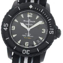 ブランパン Blancpain SO35B400 スウォッチ×ブランパン バイオセラミック スクーバ フィフティ ファゾムス 自動巻き メンズ 箱保付_944130のサムネイル