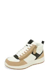 ビリーフットウェア レディース シューズ スニーカー BILLY Footwear Comfort Double Zip High Top Sneaker White Black ホワイト