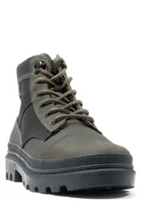 パラディウム メンズ シューズ ブーツ・レインブーツ Palladium Pallatrooperough Boot Black Olive Night ブラックのサムネイル