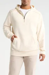 トッミーバハマ メンズ アウター パーカー・スウェット ハーフジップ Tommy Bahama Cirrus Breeze Half Zip Hoodie Naturalのサムネイル