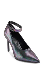 カール ラガーフェルド レディース シューズ パンプス アンクル KARLAGERFELD PARISury Ankle Strapumpurple Multi パープルのサムネイル