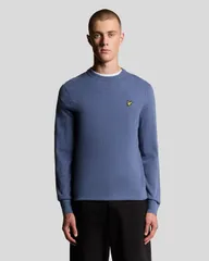ライルアンドスコット メンズ アウター パーカー・スウェット クルーネック ウール セーター Lyle Scott Lambswool Blend Crew Neck Sweater Graystonのサムネイル