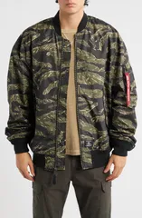 アルファインダストリーズ メンズ アウター ジャケット・ブルゾン Alpha Industries L2B Oversize Flight Jacketiger Camo アニマル