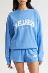 スポーティ アンド リッチ レディース アウター パーカー・スウェット シャツ コットン グラフィック Sporty Rich Wellness Ivy Cotton Graphic Sweatshiのサムネイル