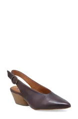 ミズムーズ レディース シューズ ヒール Miz Mooz Haven Slingback Pointed Toe Pump Brown ブラウン