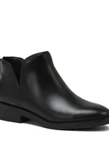 ランズエンド レディース シューズ ブーツ・レインブーツ アンクル Lands End Essential Zip Up Ankle Booties Black Leather ブラックのサムネイル