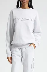スポーティ アンド リッチ レディース アウター パーカー・スウェット シャツ グラフィック Sporty Rich New York Health Club Graphic Sweatshirt Hのサムネイル