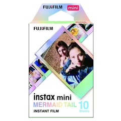 富士フイルム(FUJIFILM) インスタントカメラ チェキ用フィルム 10枚入 絵柄 (マーメイドテイル) INSTAX MINI MERMAID TAIL WW 1 [マーメイドテイル] [10枚]