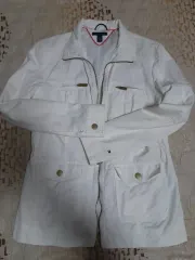 Tommy Hilfiger レディース 白 マウンテンパーカー ウィンドブレーカー ジャケット M