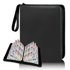 YoKiStar カードファイル 9ポケット トレカ ファイル 大容量 900枚収納可能 防水PU素材 カード収納 カードバインダー 透明シート 両面利用 50ページ 各種カードを集める 透明シート 両面利用 50ページ 各種カードを集める 0