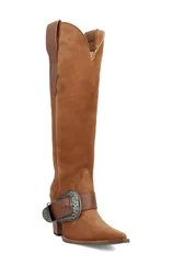 ディンゴ レディース シューズ ブーツ・レインブーツ Dingo Yeehottie Over the Knee Western Boot Camel キャメル
