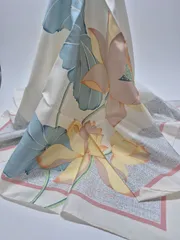 【used品】美品！JIM THOMPSONレディーススカーフ タイシルク100%