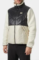 ヘリーハンセン メンズ アウター パーカー・スウェット ジャケット Helly Hansen Village Hybrid Mixed Media Jacket Black ブラック