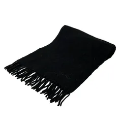 FENDI(フェンディ) マフラー - 黒 ウール、カシミヤ
