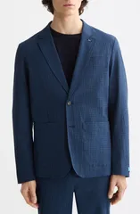 スコッチアンドソーダ メンズ アウター ジャケット・ブルゾン レギュラーフィット コットン Scotch Soda Regular Fit Unconstructed Cotton Stretch Sのサムネイル