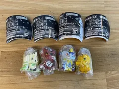 未使用 デジモン ドットフィギュアチャーム 4点セット テリアモン ギルモン ガブモン アグモン【A0429-001】▶110