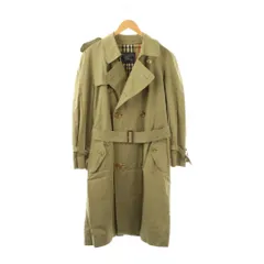 バーバリーズ Burberrys ベルト付トレンチコート アウター スプリングコート コットン 40 カーキ /NR ■OS