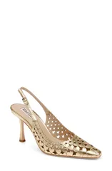 バッジェリーミシュカ レディース シューズ ヒール BADGLEY MISCHKA Onna Slingback Pump Gold Metallic ゴールド