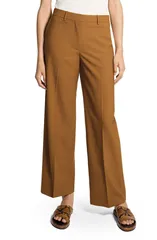 セオリー レディース ボトムス レギンス パンツ ウール Theory Stretch Wool Pants Dark Cognac