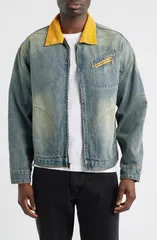 ビリオネアボーイズクラブ メンズ ボトムス デニムパンツ ジャケット Billionaire Boys ClubB Lynx Linedenim Jacket Mission Control デニム