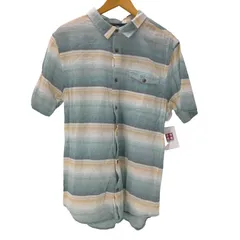 オニール ONEILL 00S グラデーション ボーダー S/S シャツ メンズ import：L のサムネイル