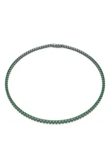 スワロフスキー レディース アクセサリー ネックレス・チョーカー レース Swarovski Matrix Tennis Necklace Green グリーン