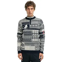 ダールオブノルウェイ メンズ アウター パーカー・スウェット セーター Dale of Norway Ol History Sweater Mens NavyOff WhiteRaspberry オフ
