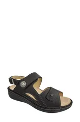 フィンコンフォート レディース シューズ サンダル Finn Comfort Barbuda Sandal Dark Brown ブラウンのサムネイル