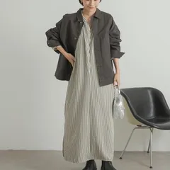 URBAN RESEARCH DOORS アーバンリサーチドアーズ 長袖 ストライプロングワンピース ドレス レディース DR46-26A105