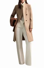 レイス レディース アウター ジャケット・ブルゾン ウール コート Reiss Max Wool Blend Coat Camel キャメル